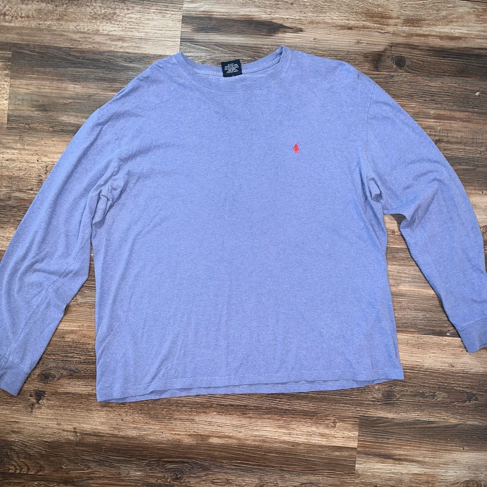 Vintage light lavender Ralph Lauren long sleeve shirt size XL